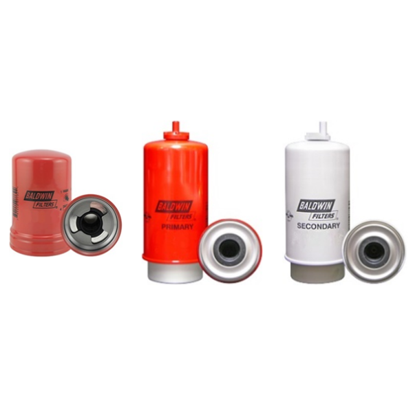 Oil & Fuel Filter Kit 6820, 6920 & 6920S Premium Common Rail Baldwin Filters