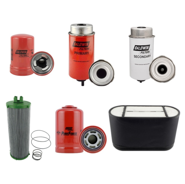 Oil, Fuel, Air & Hydraulic Filter Kit from serial no 634560 7030 Series Baldwin Filters