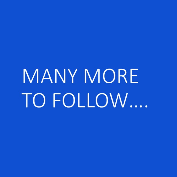 Many more to follow…. Many more to follow....