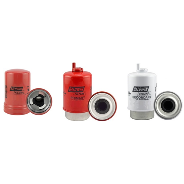 Oil & Fuel Filter Kit 6520 & 6620 Premium Mechanical Injection Baldwin Filters