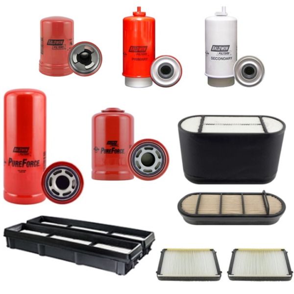 Complete Filter Kit from serial no 391079 onwards 6520 & 6620 Premium Common Rail Baldwin Filters