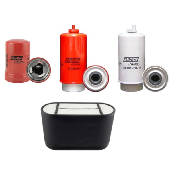 Oil, Fuel & Air Filter Kit from serial no 391079 onwards 6520 & 6620 Premium Common Rail Baldwin Filters