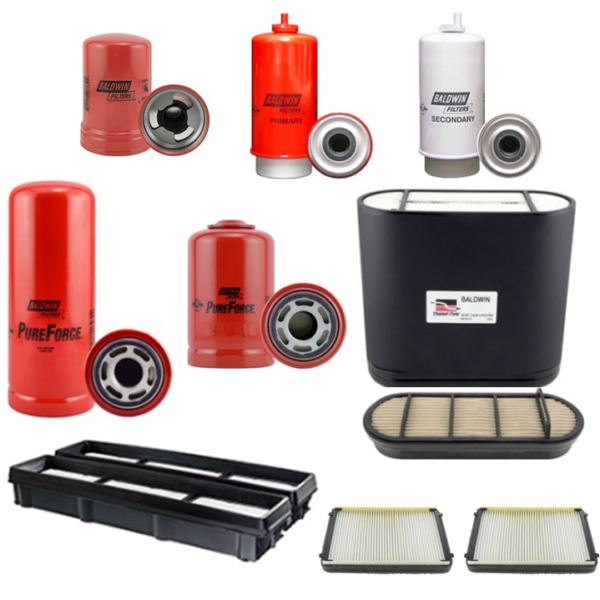 Complete Filter Kit up to serial no 391078 6520 & 6620 Premium Common Rail Baldwin Filters