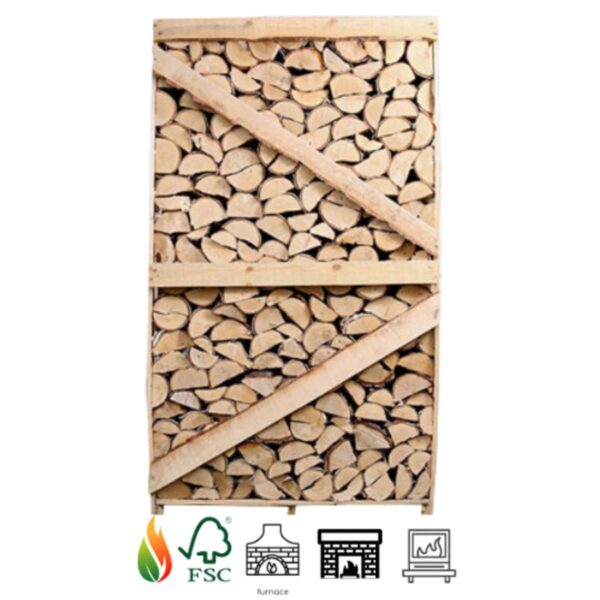 Kiln Dried Latvian Birch XL 2.3M Crate (Delivered Nationwide) Fuel Coal