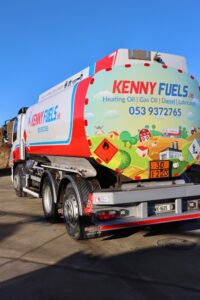 Kenny Fuels New Truck Back angled view
