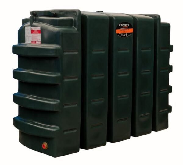 1100R Rectangular “R” Tank Green Single Skin Oil Tanks