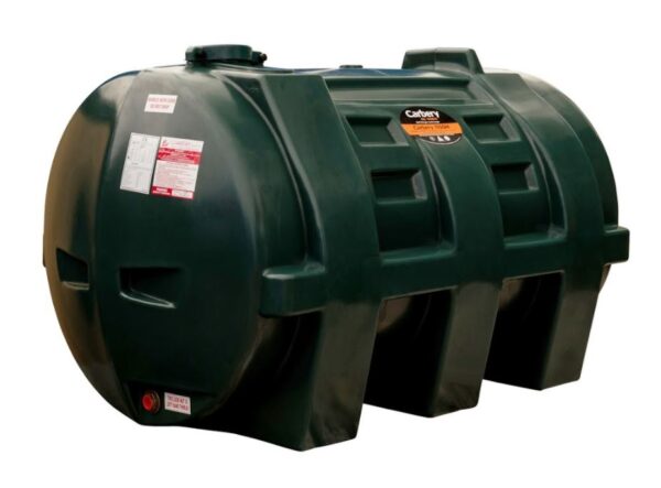 1150H Horizontal Tank Green Single Skin Oil Tanks