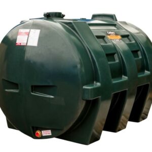 1350H Horizontal Tank Green Single Skin Oil Tanks