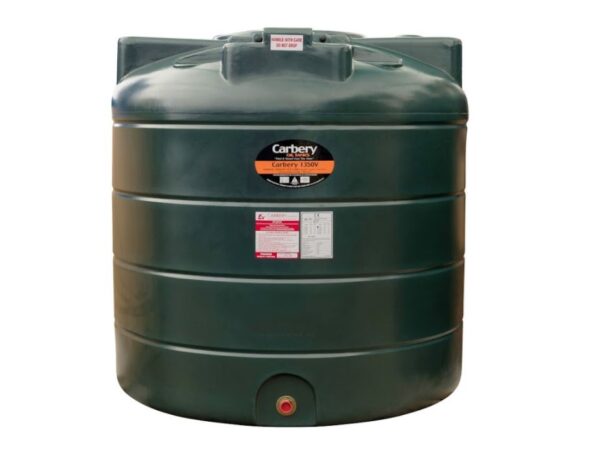 1350V Vertical Tank Green Single Skin Oil Tanks