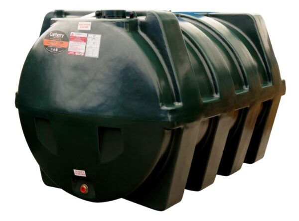 2500H Jumbo Tank Green Single Skin Oil Tanks