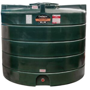 2500V Vertical Tank Green Single Skin Oil Tanks