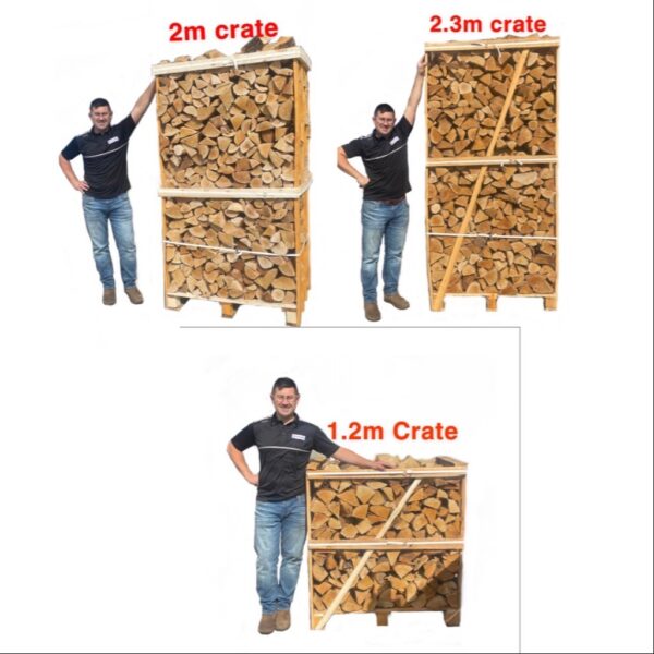2.3 m- Kiln Dried Oak Firewood (nationwide delivery) Kiln Dried Firewood BBQ