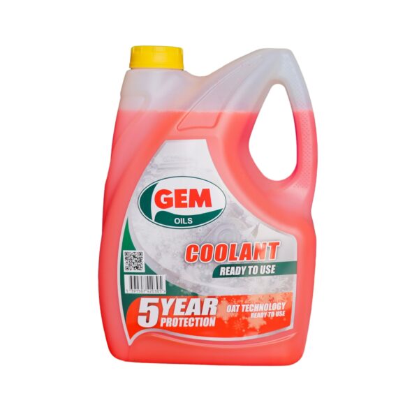 Gem Coolant Pink 5L Hydraulic Oil 5 Year
