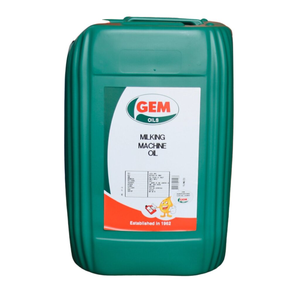 Gem Milking Machine Oil 20L Kenny Fuels