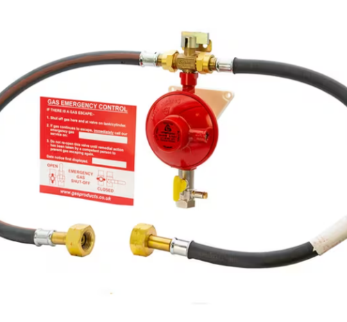 Propane Gas Manual Changeover Kit With Hose & Valve