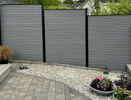 Stone Grey - Slat Fencing (1.8m) - Image 3