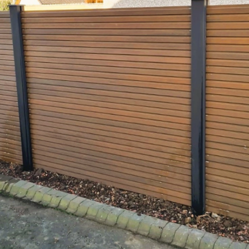 Slat Fencing – Teak Finish (1.8m)